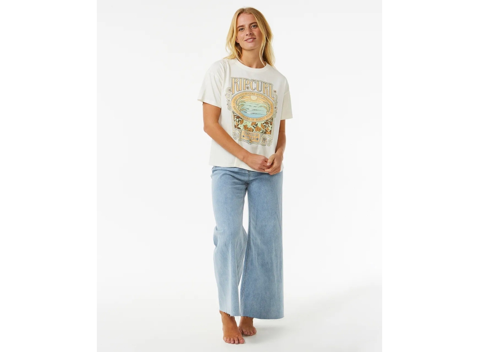 RIP CURL LONG DAYS RELAXED TEE BONE