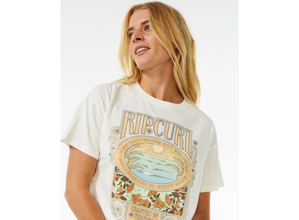 RIP CURL LONG DAYS RELAXED TEE BONE