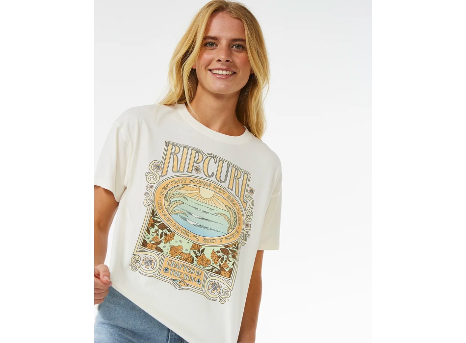 RIP CURL LONG DAYS RELAXED TEE BONE