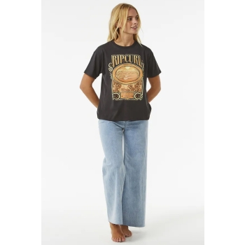 RIP CURL LONG DAYS RELAXED TEE WASHED BLACK