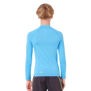 RIP CURL LYCRA AMAZON YOUTH LONG SLEEVE PROTEZIONE UV 50+ RED