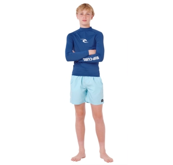 RIP CURL LYCRA AMAZON YOUTH LONG SLEEVE PROTEZIONE UV 50+ WHITE