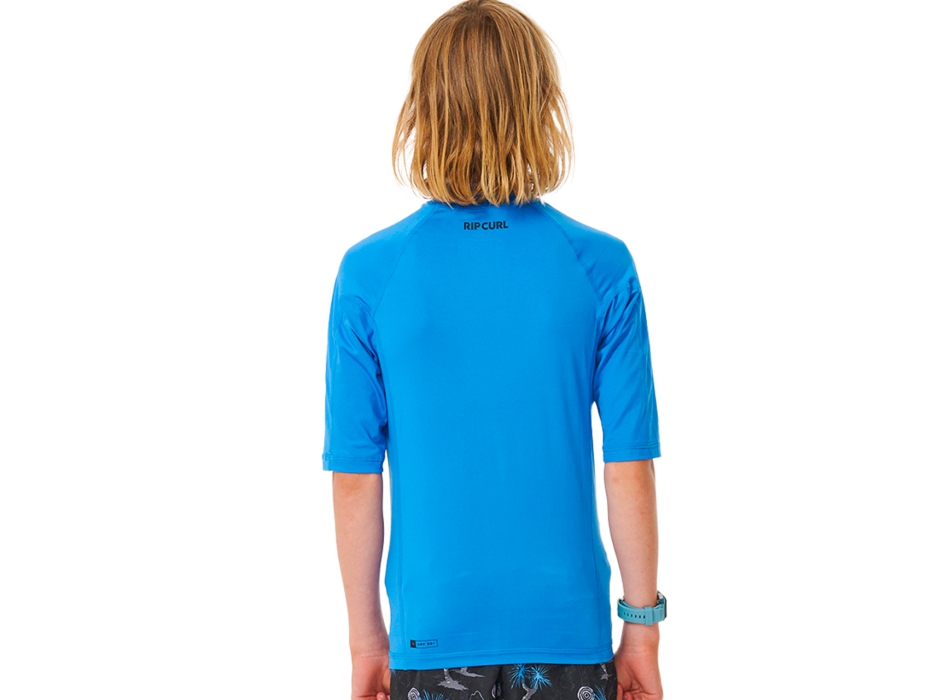 RIP CURL T-SHIRT BRAND WAVE UV SHORT SLEEVE UPF50+ BLUE GUM