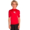 RIP CURL T-SHIRT BRAND WAVE UV SHORT SLEEVE UPF50+ RED