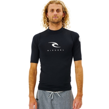 RIP CURL CORPS SHORT SLEEVE UV TEE BLACK