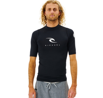 RIP CURL CORPS SHORT SLEEVE UV TEE BLACK