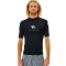 RIP CURL CORPS SHORT SLEEVE UV TEE BLACK