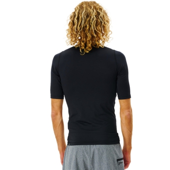 RIP CURL CORPS SHORT SLEEVE UV TEE BLACK