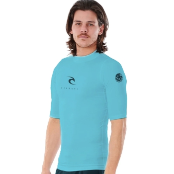 RIP CURL CORPS SHORT SLEEVE UV TEE BLUE
