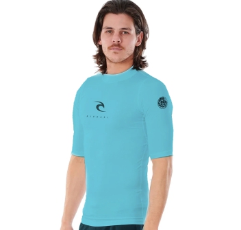 RIP CURL CORPS SHORT SLEEVE UV TEE BLUE