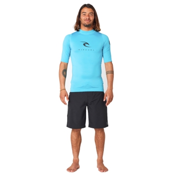 RIP CURL CORPS SHORT SLEEVE UV TEE BLUE