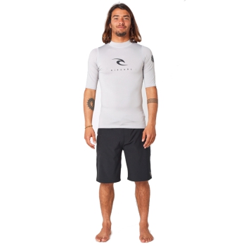 RIP CURL CORPS SHORT SLEEVE UV TEE GREY