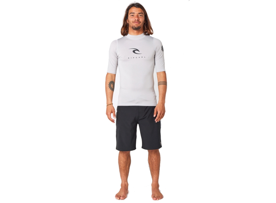 RIP CURL CORPS SHORT SLEEVE UV TEE GREY