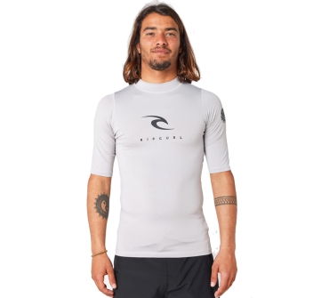 RIP CURL CORPS SHORT SLEEVE UV TEE GREY