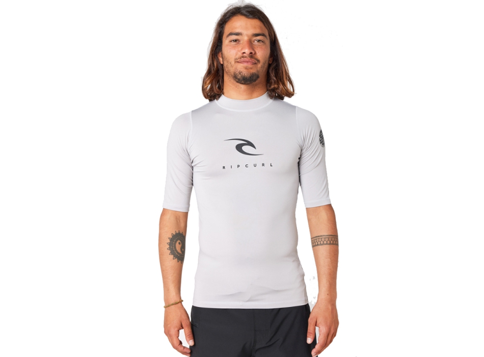 RIP CURL CORPS SHORT SLEEVE UV TEE GREY