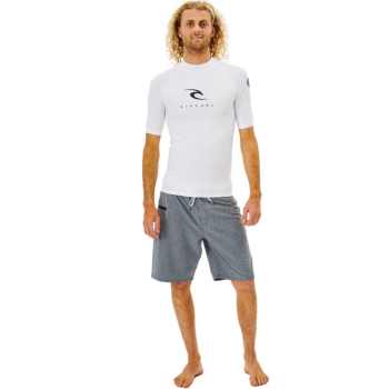 RIP CURL CORPS SHORT SLEEVE UV TEE WHITE