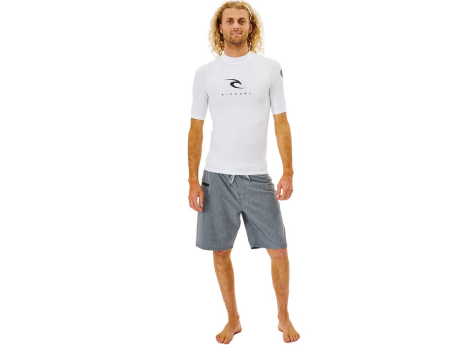 RIP CURL CORPS SHORT SLEEVE UV TEE WHITE