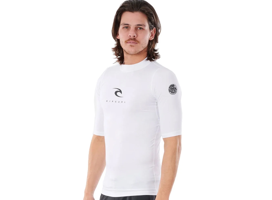 RIP CURL CORPS SHORT SLEEVE UV TEE WHITE