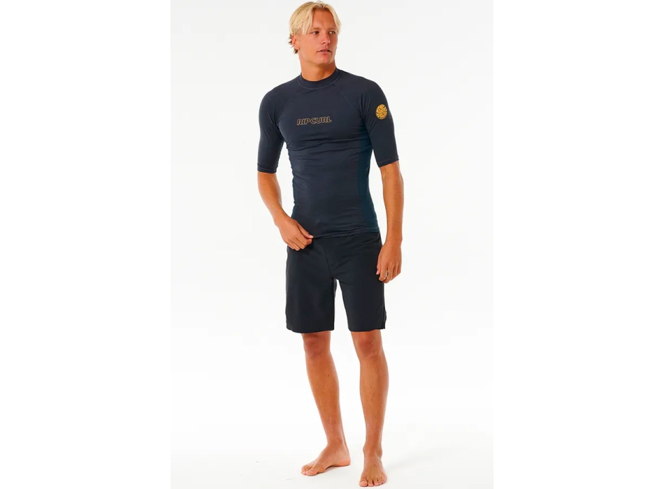 RIP CURL LYCRA DAWN RASH VEST UPF50+ NAVY MARLE 