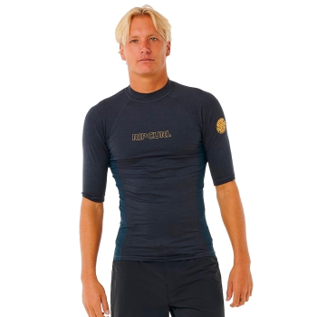 RIP CURL LYCRA DAWN RASH VEST UPF50+ NAVY MARLE 