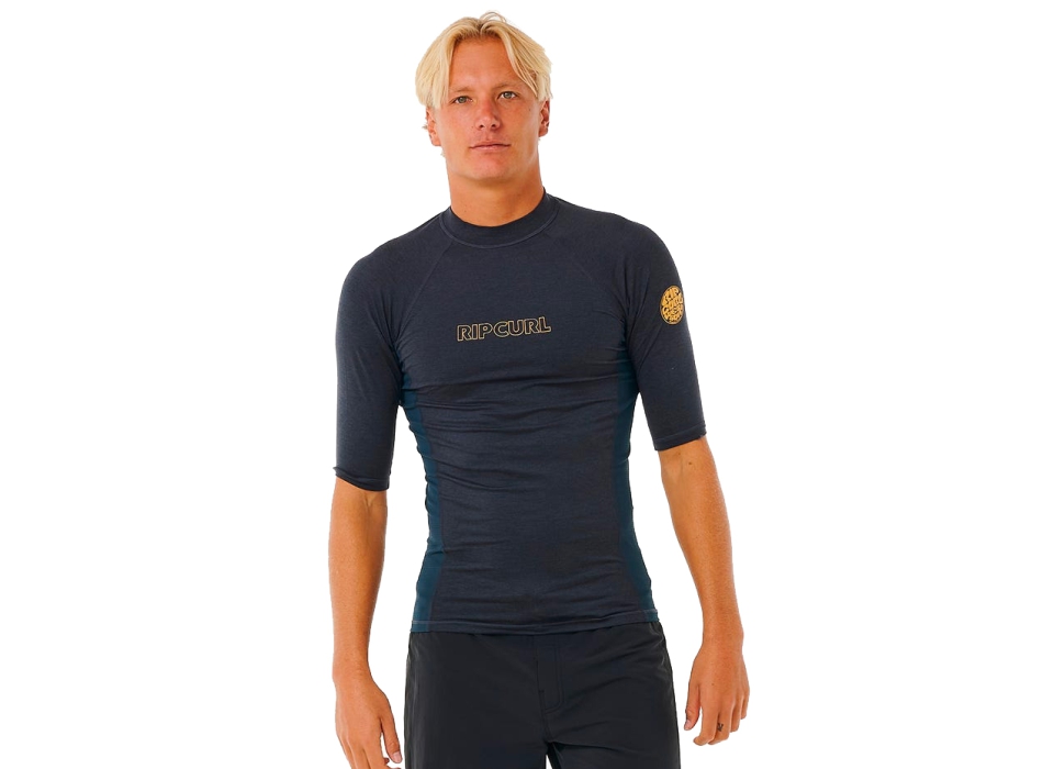 RIP CURL LYCRA DAWN RASH VEST UPF50+ NAVY MARLE 