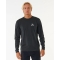 RIP CURL STACK UPF LONG SLEEVE UPF50+ BLACK MARLE