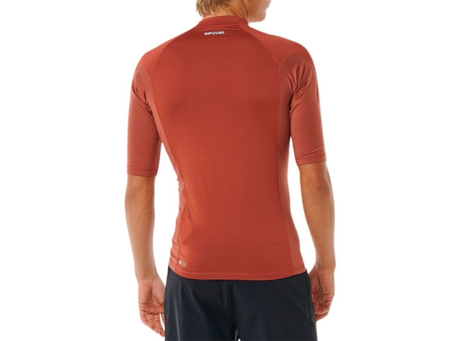 RIP CURL WAVES UV LONG SLEEVE RASH VEST RED