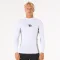 RIP CURL WAVES UPF PERF LONG SLEEVE RASH VEST WHITE
