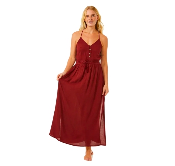 RIP CURL CLASSIC SURF MAXI DRESS PLUM