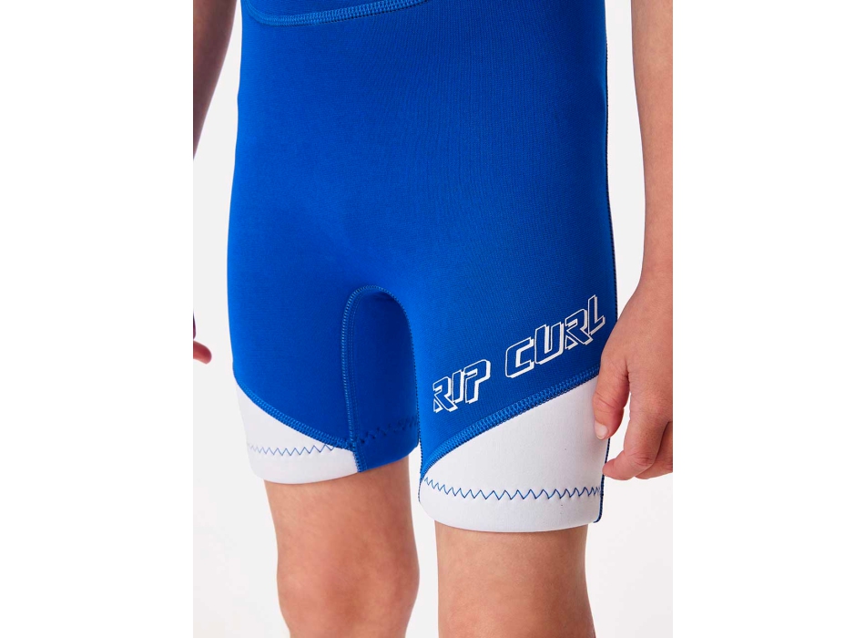 RIP CURL GROMS OMEGA 1.5MM BACK ZIP SPRINGSUIT BLUE