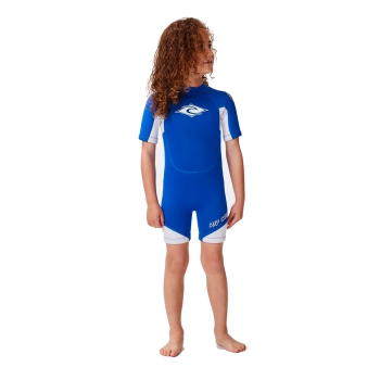 RIP CURL GROMS OMEGA 1.5MM BACK ZIP SPRINGSUIT BLUE