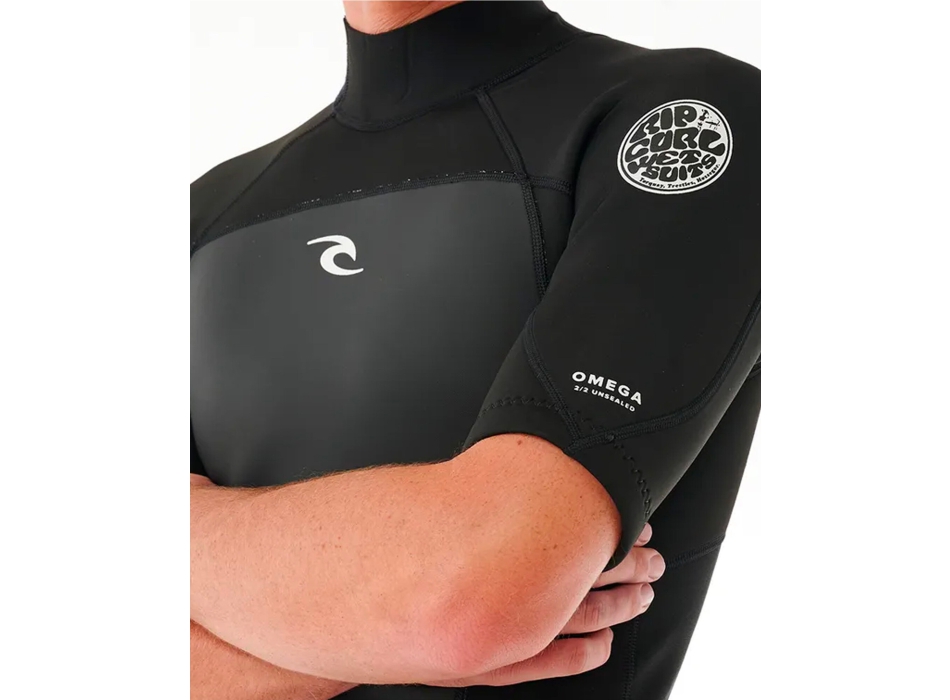 RIP CURL OMEGA 2MM SPRINGSUIT BACKZIP BLACK