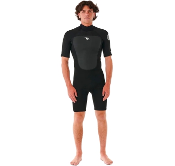 RIP CURL OMEGA 2MM SPRINGSUIT BACKZIP BLACK