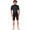 RIP CURL OMEGA 2MM SPRINGSUIT BACKZIP BLACK