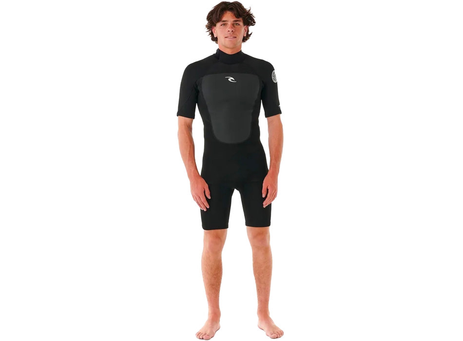 RIP CURL OMEGA 2MM SPRINGSUIT BACKZIP BLACK