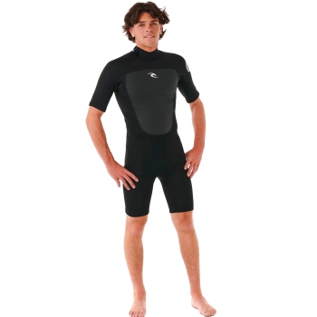RIP CURL OMEGA 2MM SPRINGSUIT BACKZIP BLACK