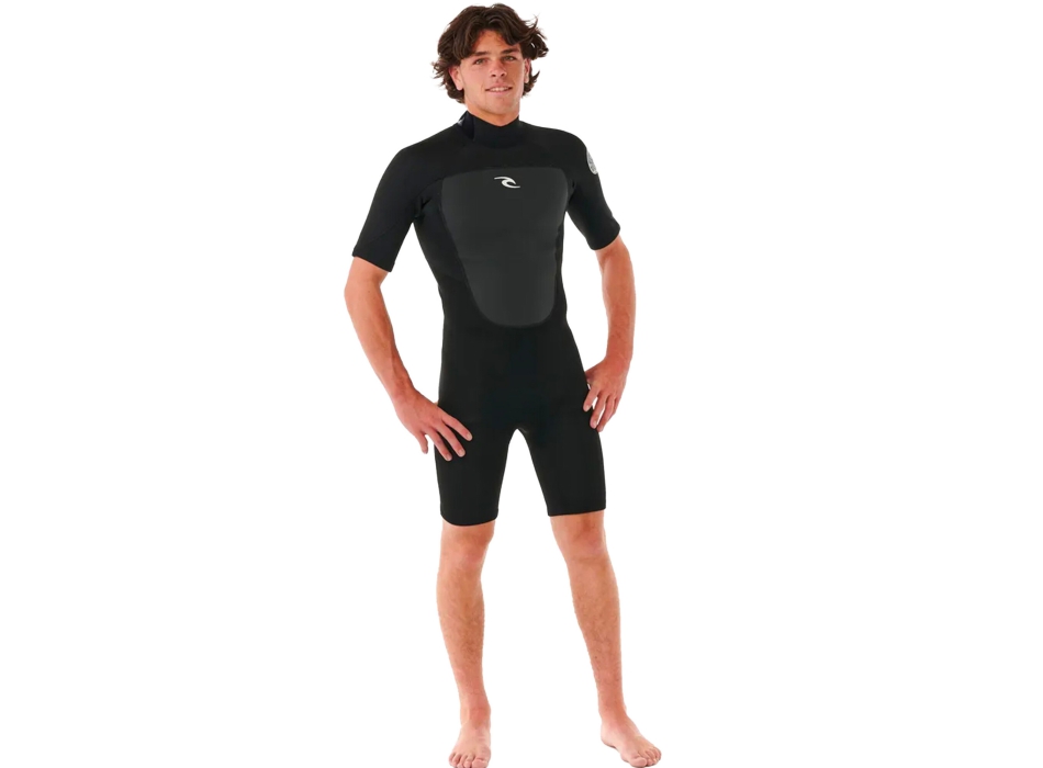 RIP CURL OMEGA 2MM SPRINGSUIT BACKZIP BLACK