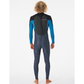 RIP CURL OMEGA 4/3 BACK ZIP WETSUIT BLUE