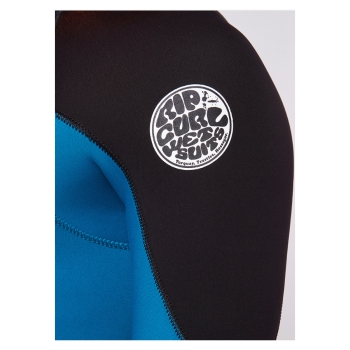 RIP CURL OMEGA 4/3 BACK ZIP WETSUIT BLUE