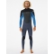 RIP CURL OMEGA 4/3 BACK ZIP WETSUIT BLUE