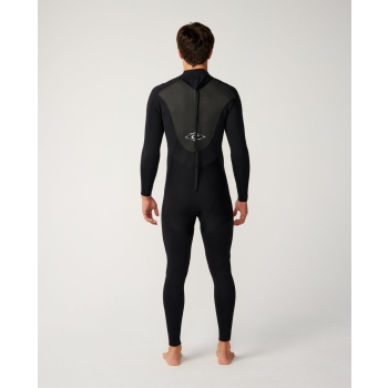 RIP CURL OMEGA 4/3 WETSUIT CHEST ZIP BLACK