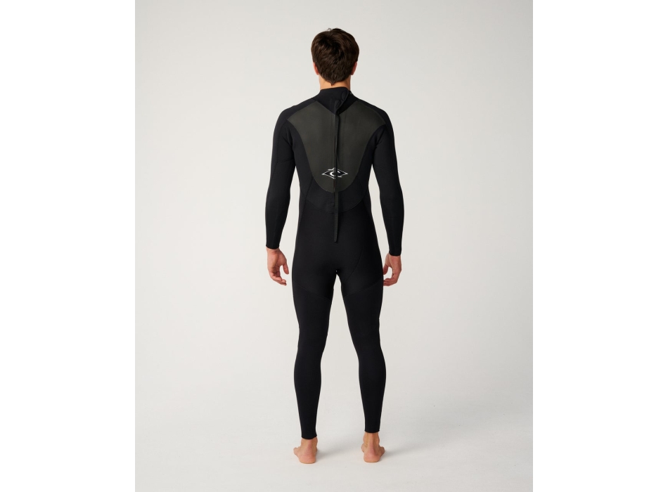 RIP CURL OMEGA 4/3 WETSUIT CHEST ZIP BLACK