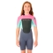 RIP CURL OMEGA BACK ZIP SPRINGSUIT PINK 1.5MM