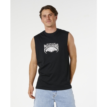 RIP CURL PADANG CUP 26 MUSCLE TEE BLACK
