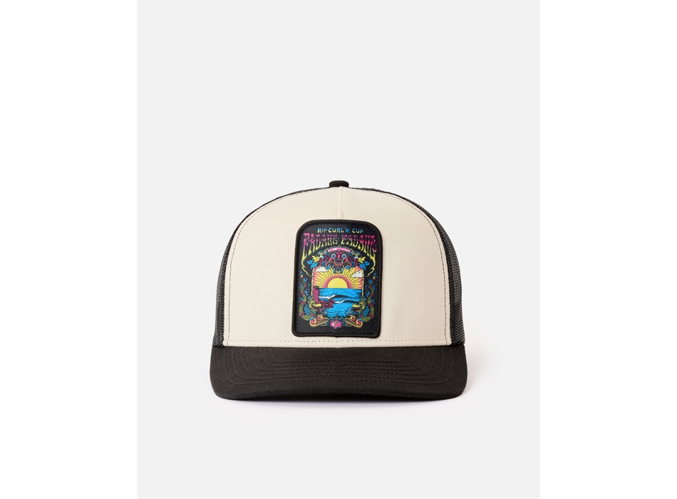 RIP CURL PADANG CUP 26 TRUCKER CAP WHITE BLACK