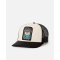 RIP CURL PADANG CUP 26 TRUCKER CAP WHITE BLACK