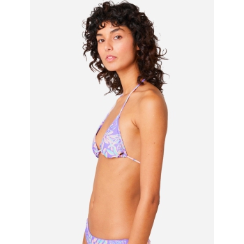 RIP CURL PALM PARTY SLIDING TRIANGLE BIKINI TOP PURPLE