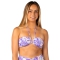 RIP CURL PALM PARTY HALTER BIKINI TOP PURPLE