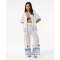 RIP CURL SANTORINI SUN PRINTED PANTS BLUE