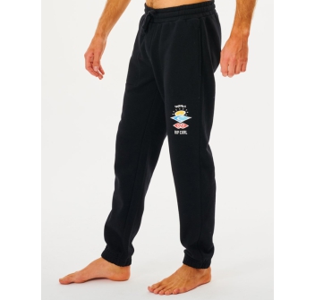 RIP CURL SEARCH ICON LOGO TRACK PANT BLACK